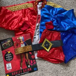 Harley Quinn Halloween Costum Lot